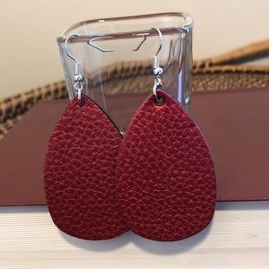 Vegan Leather Earrings